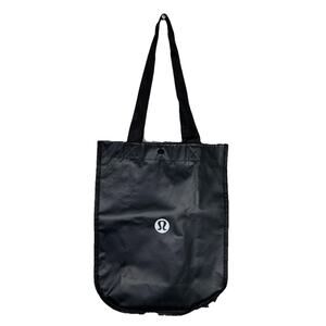 Lululemon Small Reusable Shopping Tote Lunch Bag - Black used